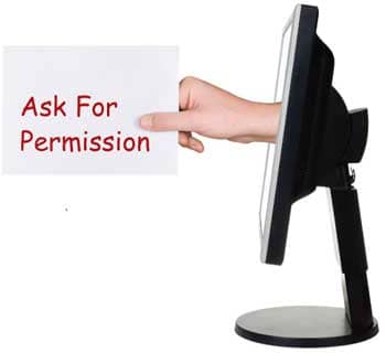 ask for permission