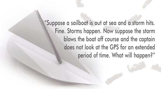 suppose a sailboat