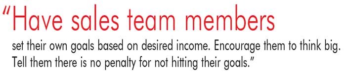 have sales team members