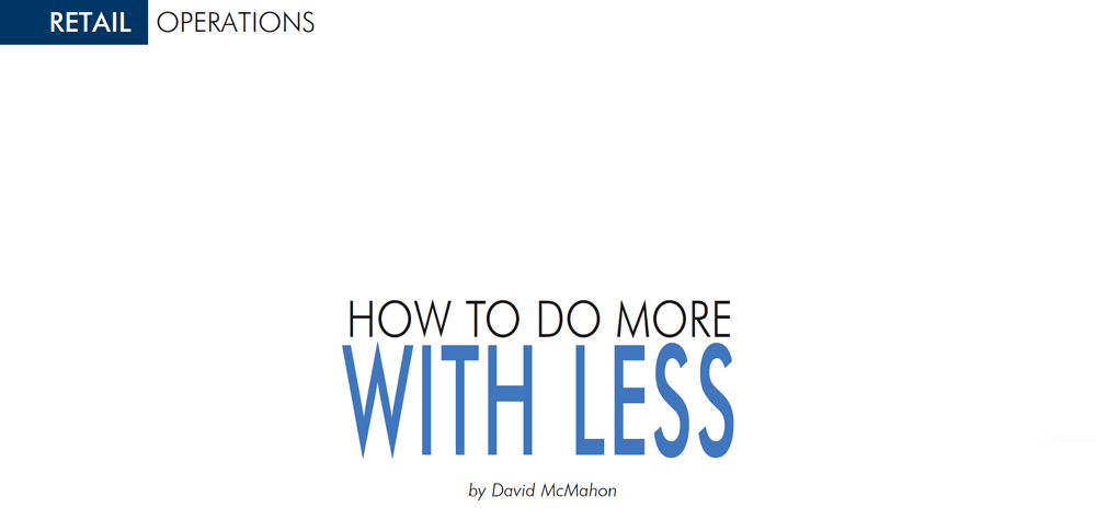 More with less