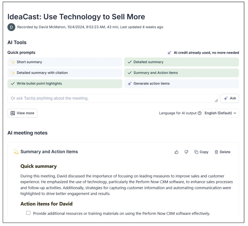 IdeaCast: Use Technology to Sell More