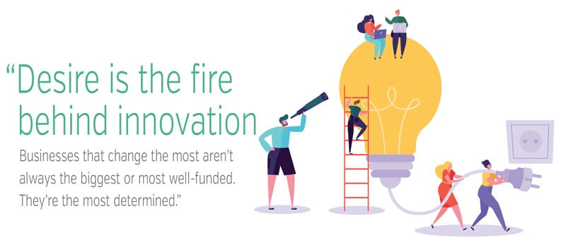 desire is the fire behind innovation