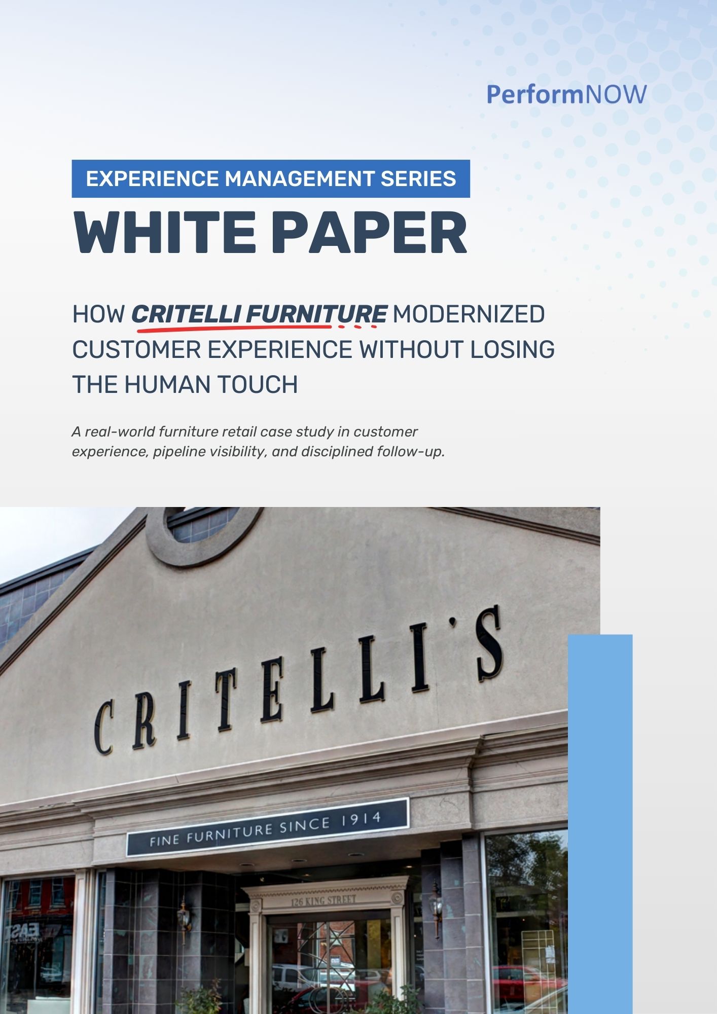 White Paper_eXperience Management_Critelli Furniture
