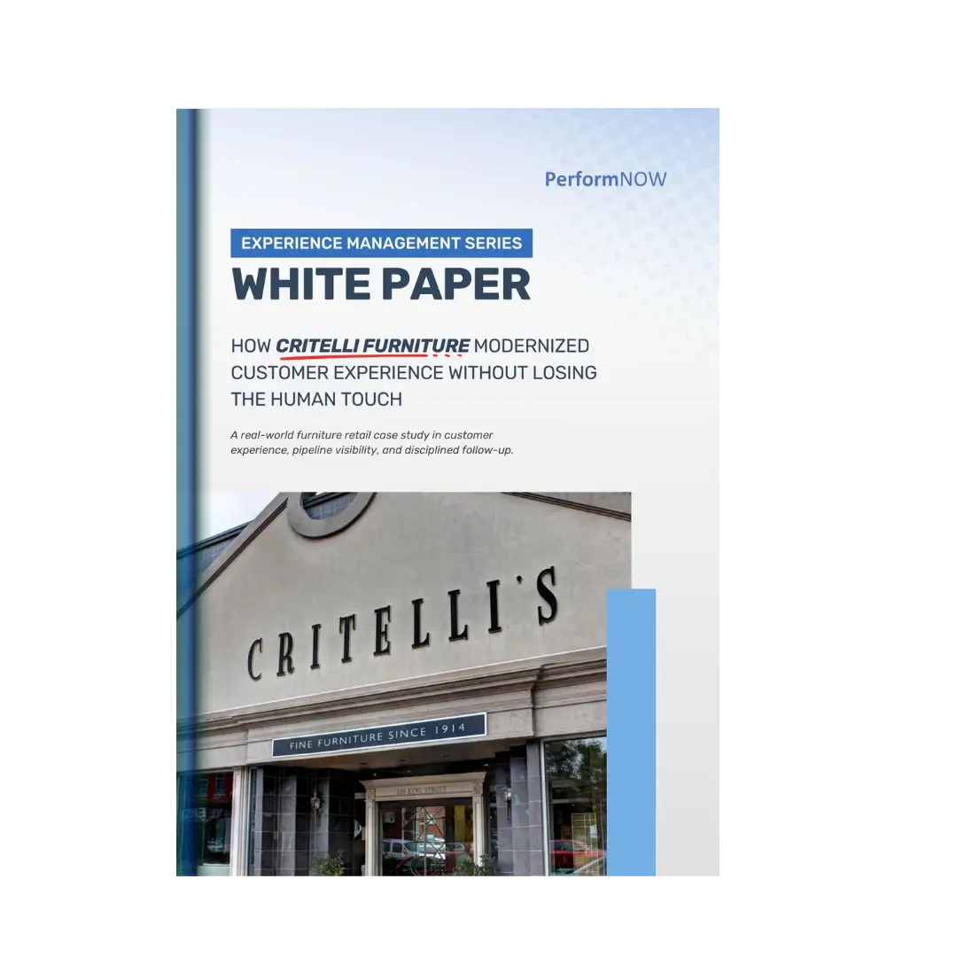 White Paper_eXperience Management_Critelli Furniture