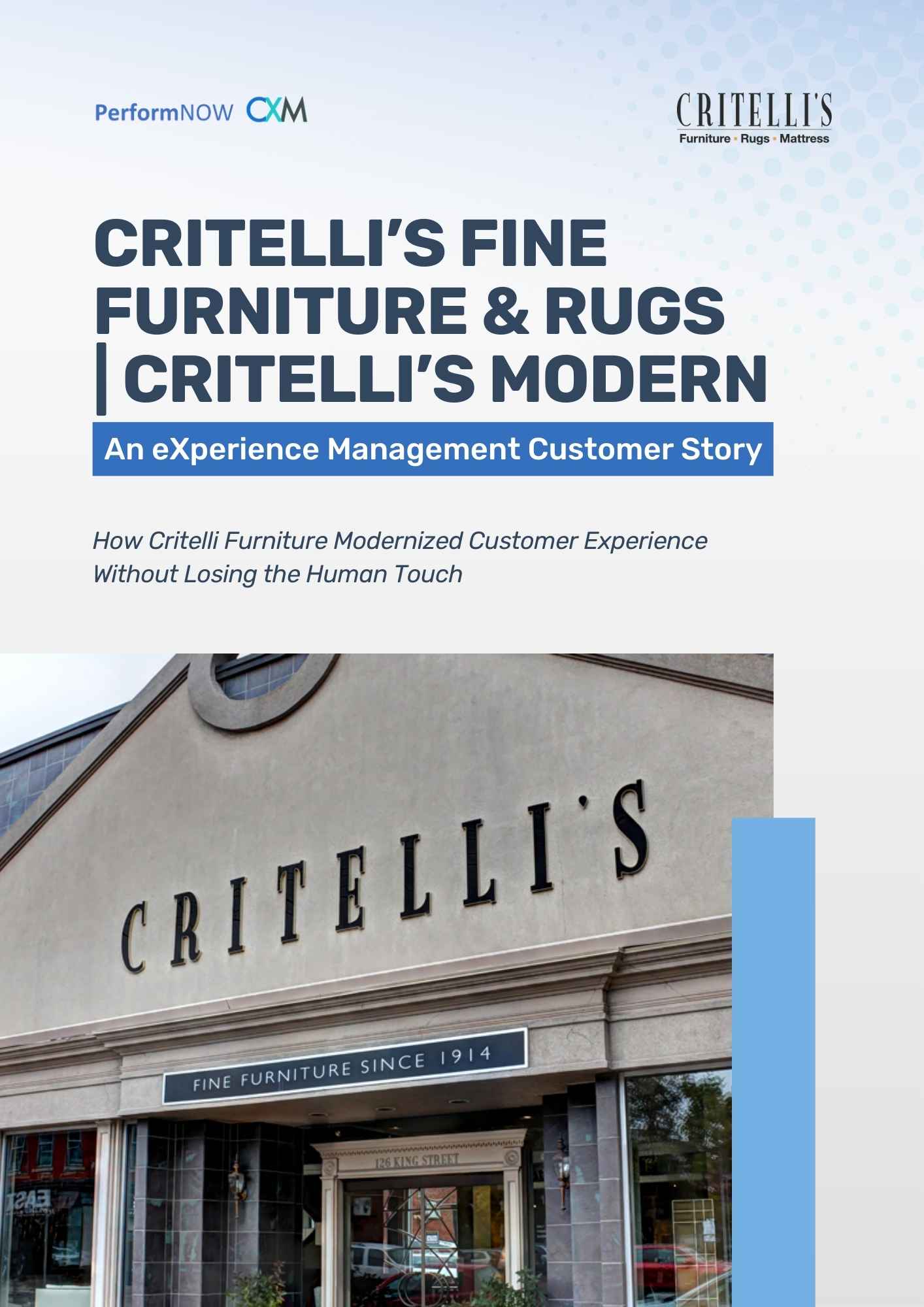 White Paper_eXperience Management_Critelli Furniture