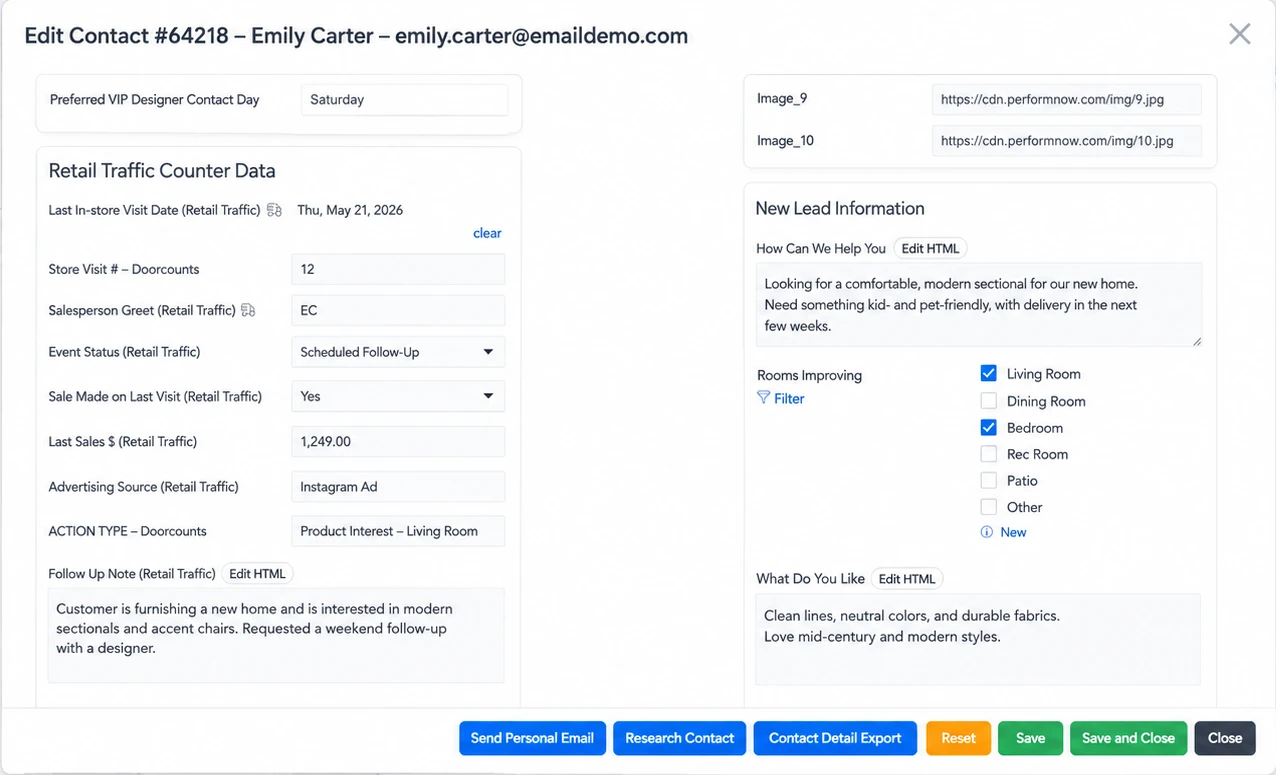 performnow-CRM-contact-edit-interface-screenshot screenshot