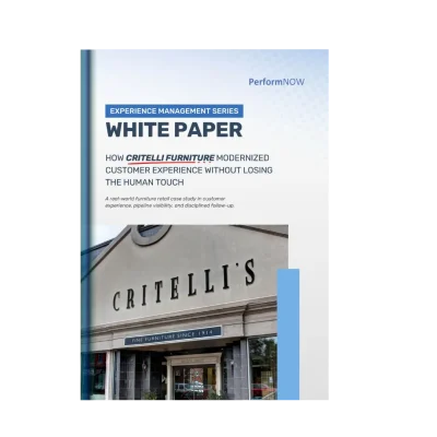 White Paper_eXperience Management_Critelli Furniture